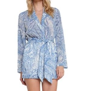 L’Angence Arabell Romper Paisley